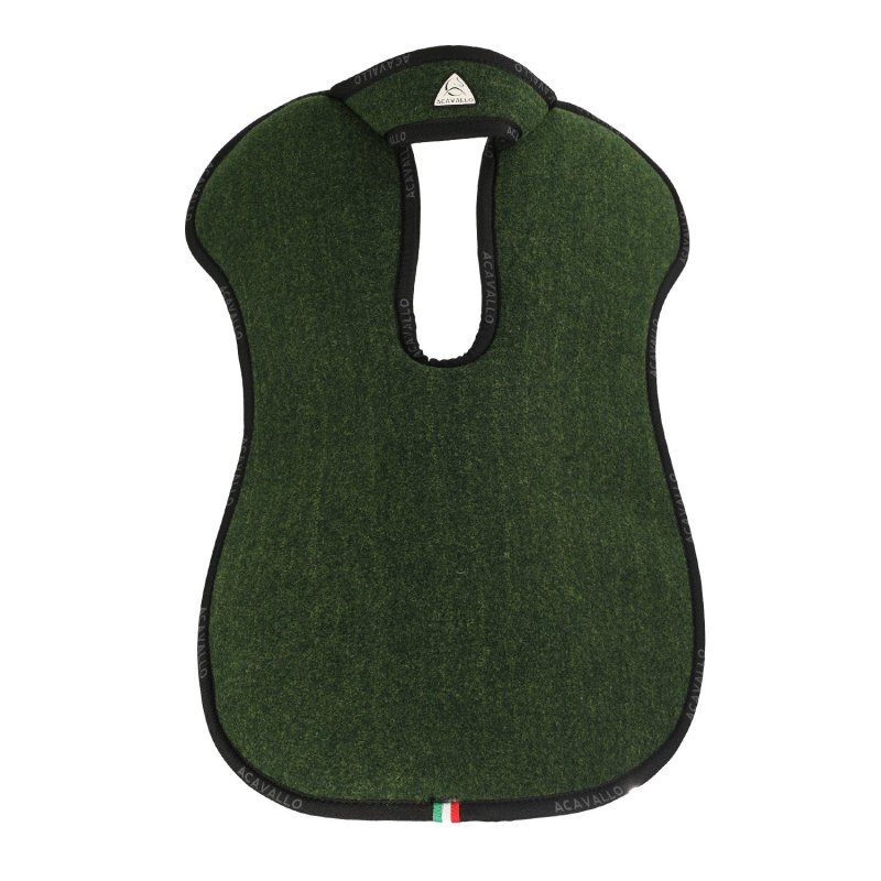 Acavallo Compensatore Memory Foam doppio feltro Withers Free - Verde bosco/Verde