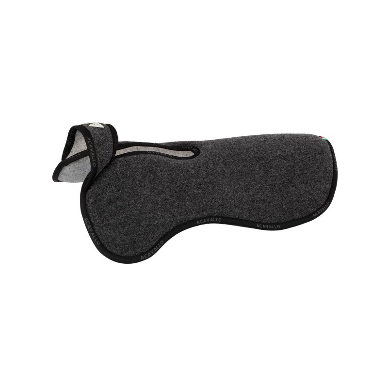 Acavallo Compensatore Memory Foam doppio feltro Withers Free - Antracite/Grigio