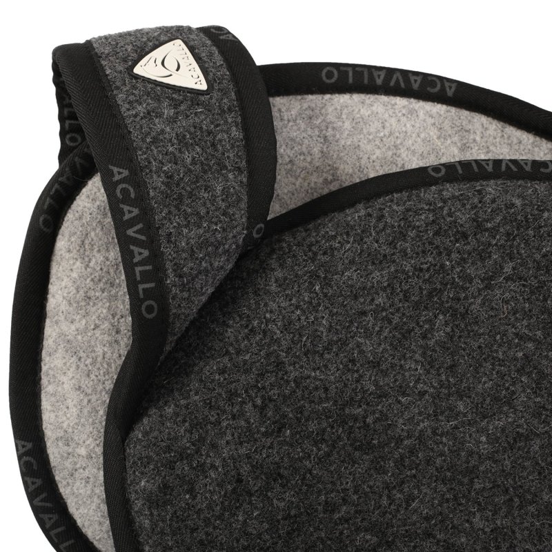 Acavallo Compensatore Memory Foam doppio feltro Withers Free - Antracite/Grigio