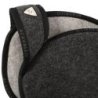Acavallo Compensatore Memory Foam doppio feltro Withers Free - Antracite/Grigio