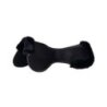 Acavallo Compensatore Memory Foam camoscio e montone sagomato - Nero - colore montone Sheepskin  Black