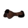 Acavallo Compensatore Memory Foam camoscio e montone sagomato - Marrone - colore montone Sheepskin  Brown