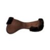 Acavallo Compensatore Memory Foam camoscio e montone sagomato - Marrone - colore montone Sheepskin  Brown