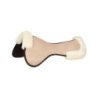 Acavallo Compensatore Memory Foam camoscio e montone sagomato - Sabbia - colore montone Sheepskin  Natural