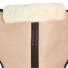 Acavallo Compensatore Memory Foam camoscio e montone sagomato - Sabbia - colore montone Sheepskin  Natural
