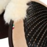 Acavallo Compensatore Memory Foam montone sagomato e gel - Sabbia - colore montone Sheepskin  Natural