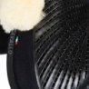 Acavallo Compensatore Memory Foam montone sagomato e gel - Nero - colore montone Sheepskin  Natural