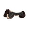 Acavallo Compensatore Memory Foam montone sagomato e gel - Sabbia - colore montone Sheepskin  Brown