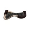 Acavallo Compensatore Memory Foam montone sagomato e gel - Sabbia - colore montone Sheepskin  Brown