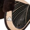 Acavallo Compensatore Memory Foam montone sagomato e gel - Sabbia - colore montone Sheepskin  Brown
