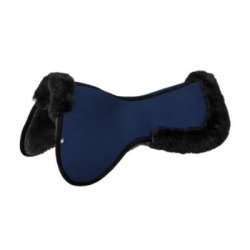 Acavallo Compensatore salto Memory Foam rivestito in montone - Blu - colore montone Sheepskin  Black