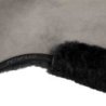 Acavallo Compensatore salto Memory Foam rivestito in montone - Grigio - colore montone Sheepskin  Black