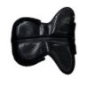 Acavallo Compensatore Memory Foam montone sintetico e gel - Nero - colore lana sintetica Eco-Wool  Black