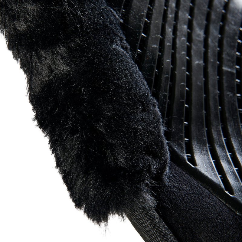 Acavallo Compensatore Memory Foam montone sintetico e gel - Nero - colore lana sintetica Eco-Wool  Black