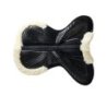 Acavallo Compensatore Memory Foam montone sintetico e gel - Nero - colore lana sintetica Eco-Wool  Natural