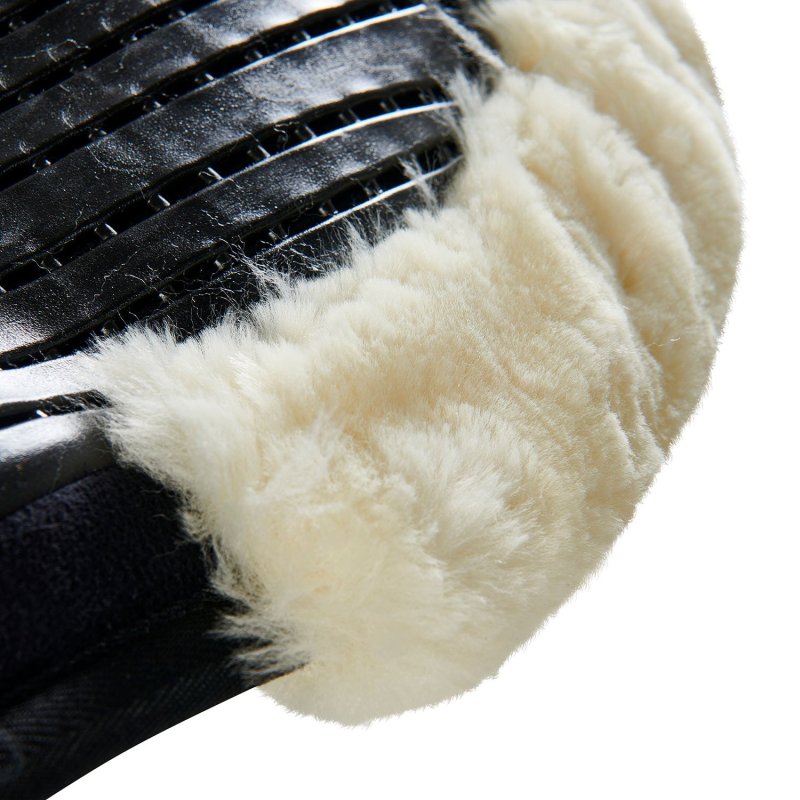 Acavallo Compensatore Memory Foam montone sintetico e gel - Nero - colore lana sintetica Eco-Wool  Natural