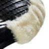 Acavallo Compensatore Memory Foam montone sintetico e gel - Nero - colore lana sintetica Eco-Wool  Natural