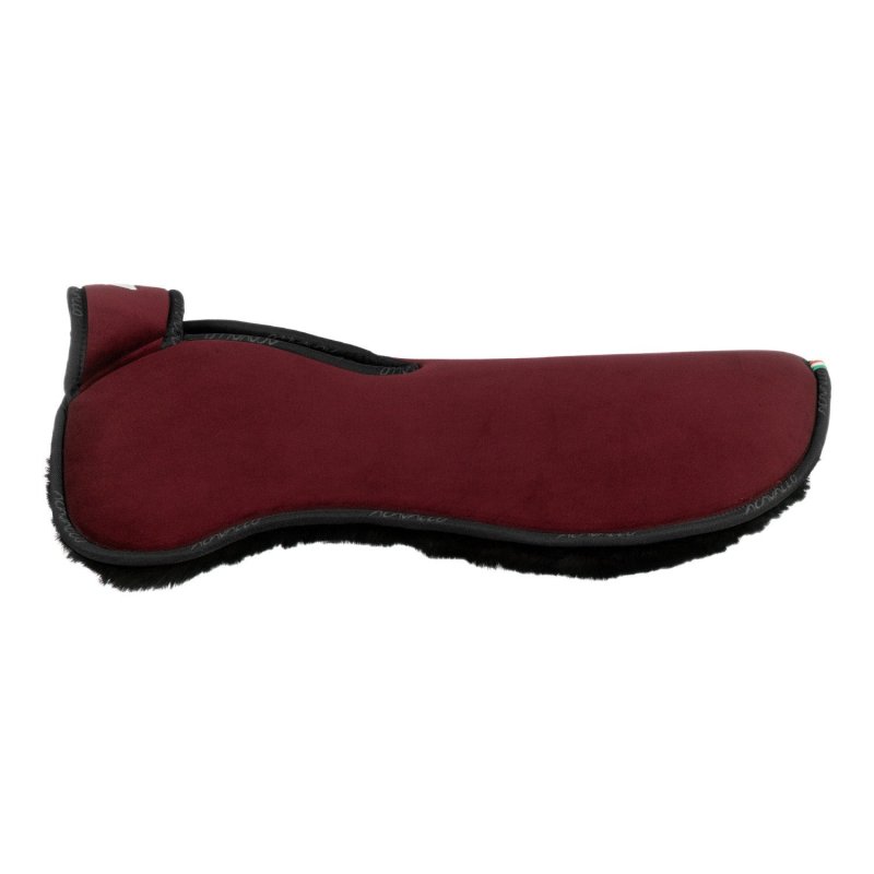 Acavallo Compensatore Memory Foam in montone Withers Free - Vinaccia - colore montone Sheepskin  Black