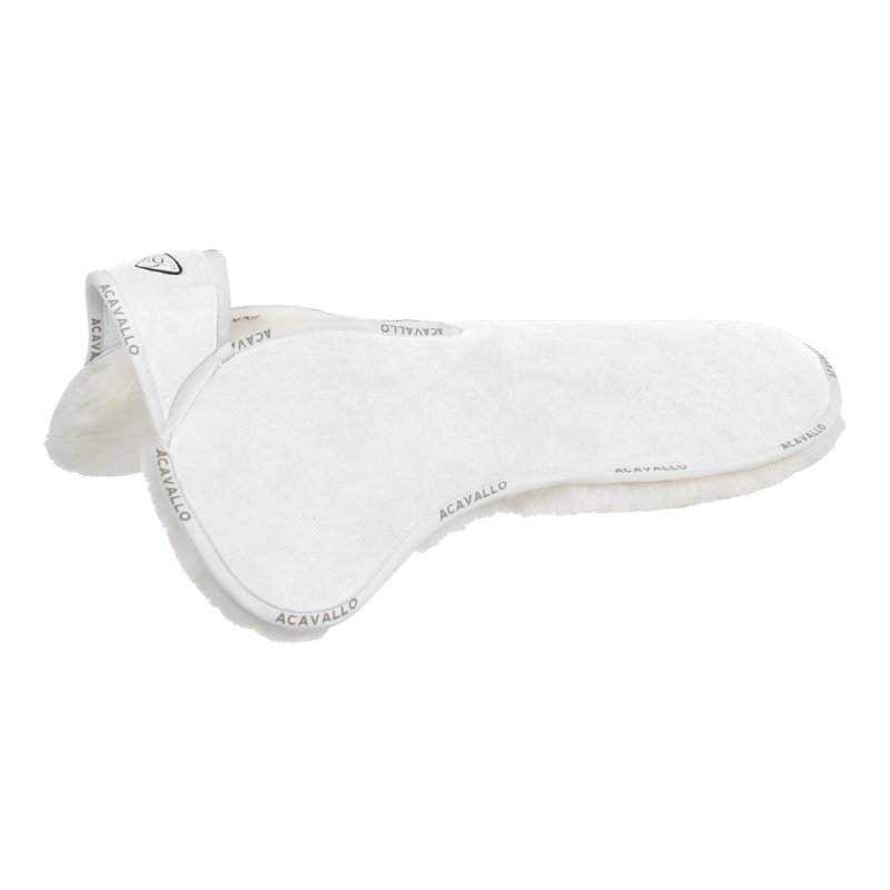 Acavallo Compensatore Memory Foam in montone Withers Free - Bianco - colore montone Sheepskin  White