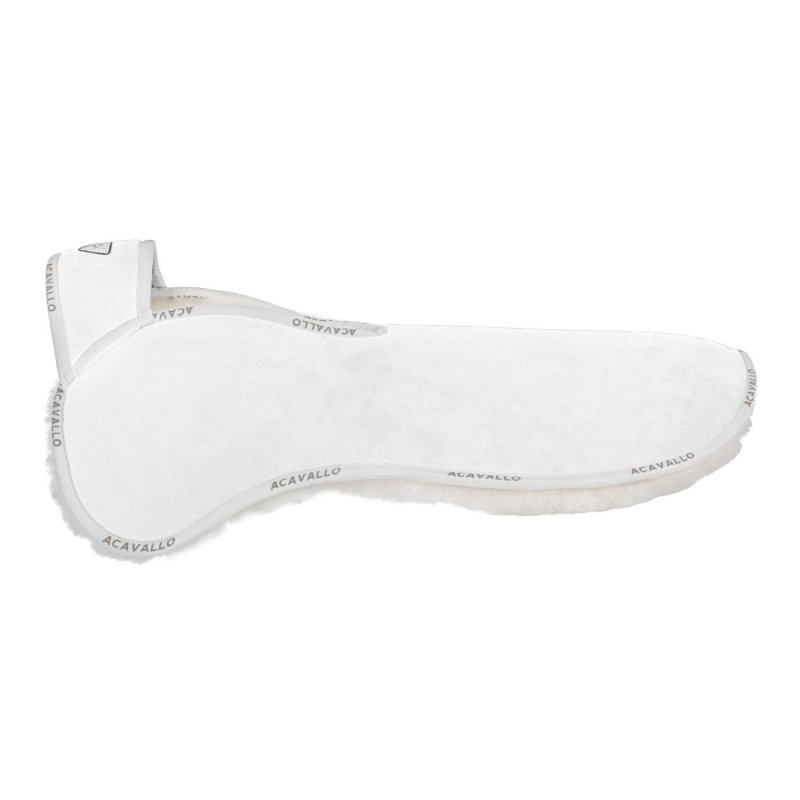 Acavallo Compensatore Memory Foam in montone Withers Free - Bianco - colore montone Sheepskin  White