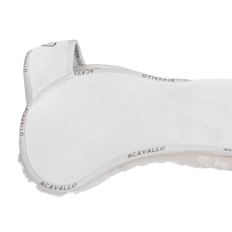 Acavallo Compensatore Memory Foam in montone Withers Free - Bianco - colore montone Sheepskin  White