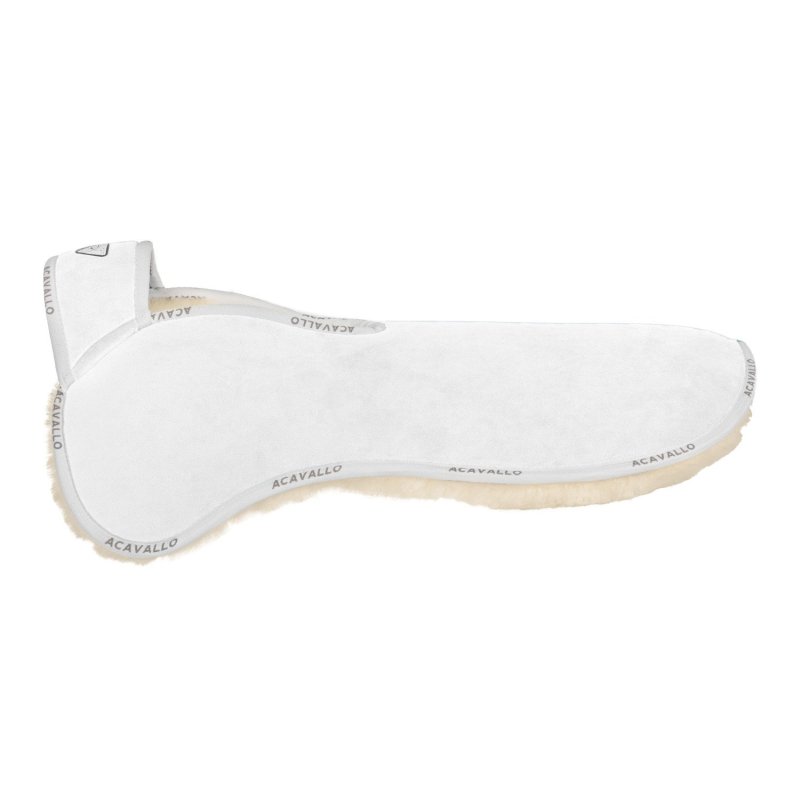 Acavallo Compensatore Memory Foam in montone Withers Free - Bianco - colore montone Sheepskin  Natural