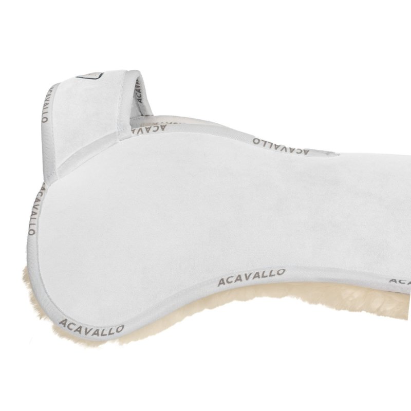 Acavallo Compensatore Memory Foam in montone Withers Free - Bianco - colore montone Sheepskin  Natural