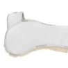 Acavallo Compensatore Memory Foam in montone Withers Free - Bianco - colore montone Sheepskin  Natural