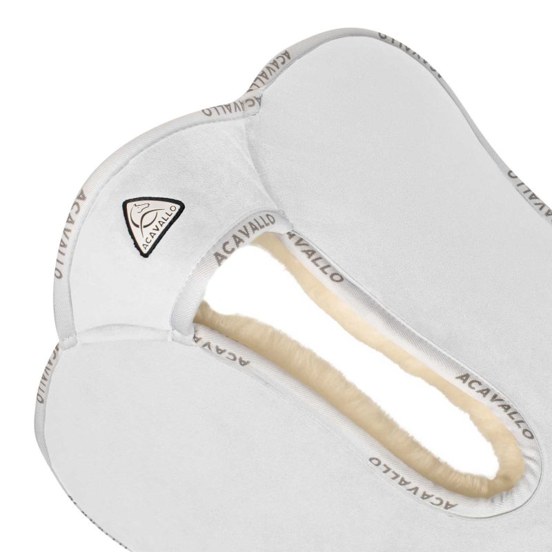 Acavallo Compensatore Memory Foam in montone Withers Free - Bianco - colore montone Sheepskin  Natural