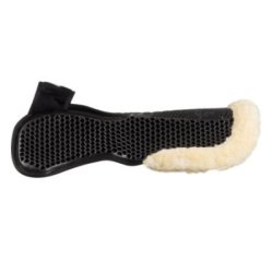 Acavallo Compensatore Memory Foam Hexagonal e montone AC199 - Nero - colore montone Sheepskin  Natural
