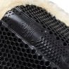 Acavallo Compensatore Memory Foam Hexagonal e montone AC199 - Nero - colore montone Sheepskin  Natural