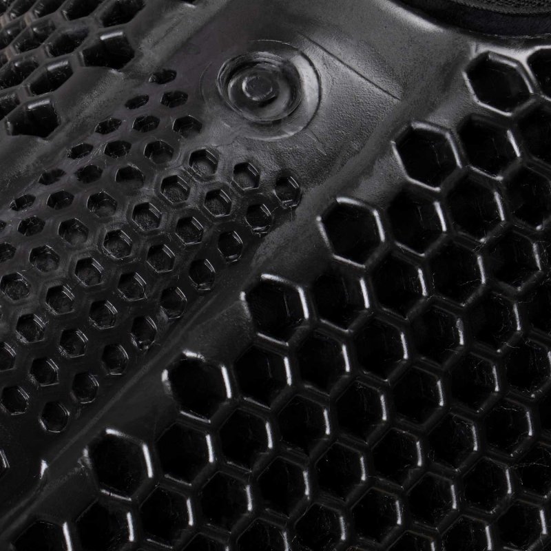 Acavallo Compensatore Memory Foam Hexagonal e montone AC199 - Nero - colore montone Sheepskin  Natural