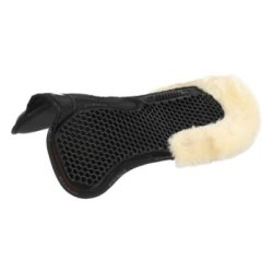 Acavallo Compensatore Memory Foam Hexagonal e montone AC175 - Nero - colore montone Sheepskin  Natural