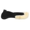Acavallo Compensatore Memory Foam Hexagonal e montone AC175 - Nero - colore montone Sheepskin  Natural
