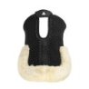 Acavallo Compensatore Memory Foam Hexagonal e montone AC175 - Nero - colore montone Sheepskin  Natural