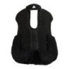 Acavallo Compensatore Memory Foam Hexagonal e montone AC175 - Nero - colore montone Sheepskin  Black
