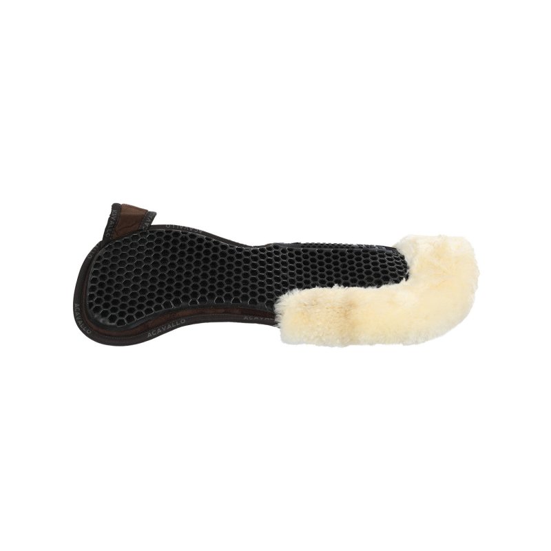 Acavallo Compensatore Memory Foam Hexagonal e montone AC175 - Marrone - colore montone Sheepskin  Natural