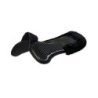 Acavallo Compensatore Memory Foam Hexagonal montone rialzo anteriore - Nero - colore montone Sheepskin  Black