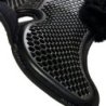 Acavallo Compensatore Memory Foam Hexagonal montone rialzo anteriore - Nero - colore montone Sheepskin  Black