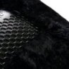 Acavallo Compensatore Memory Foam Hexagonal montone rialzo anteriore - Nero - colore montone Sheepskin  Black