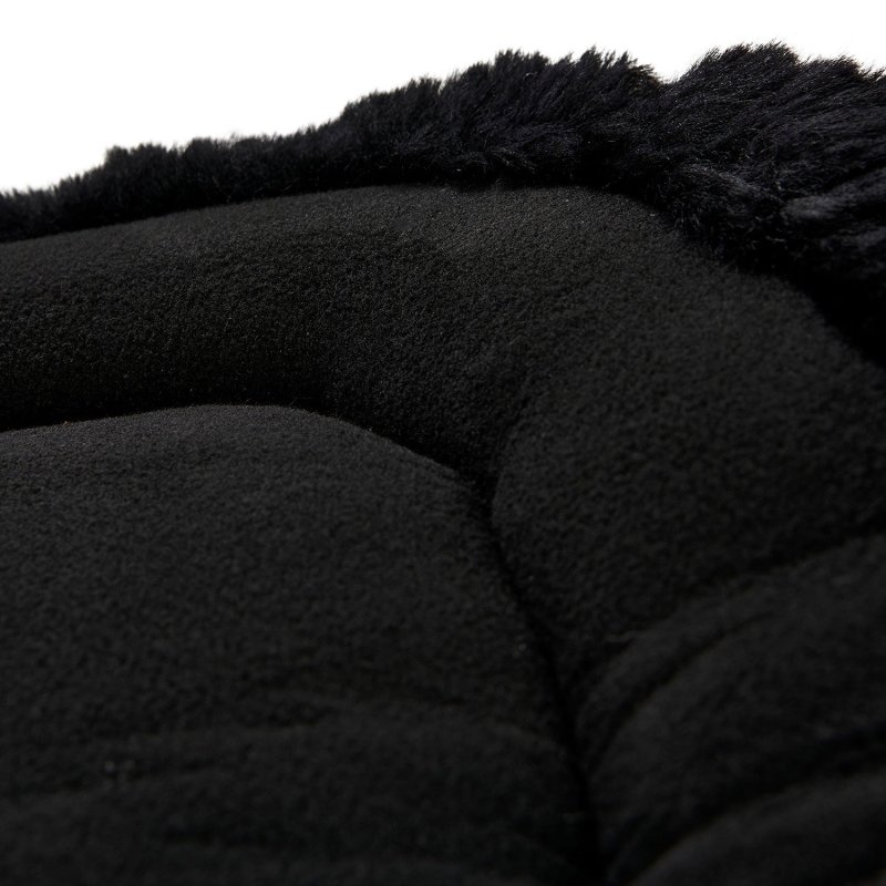 Acavallo Compensatore Memory Foam Hexagonal montone rialzo anteriore - Nero - colore montone Sheepskin  Black