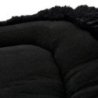 Acavallo Compensatore Memory Foam Hexagonal montone rialzo anteriore - Nero - colore montone Sheepskin  Black