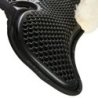Acavallo Compensatore Memory Foam Hexagonal montone rialzo anteriore - Nero - colore montone Sheepskin  Natural
