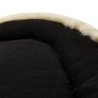 Acavallo Compensatore Memory Foam Hexagonal montone rialzo anteriore - Nero - colore montone Sheepskin  Natural