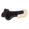 Acavallo Compensatore Memory Foam Hexagonal montone rialzo anteriore - Marrone - colore montone Sheepskin  Natural