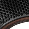 Acavallo Compensatore Memory Foam Hexagonal montone rialzo anteriore - Marrone - colore montone Sheepskin  Natural