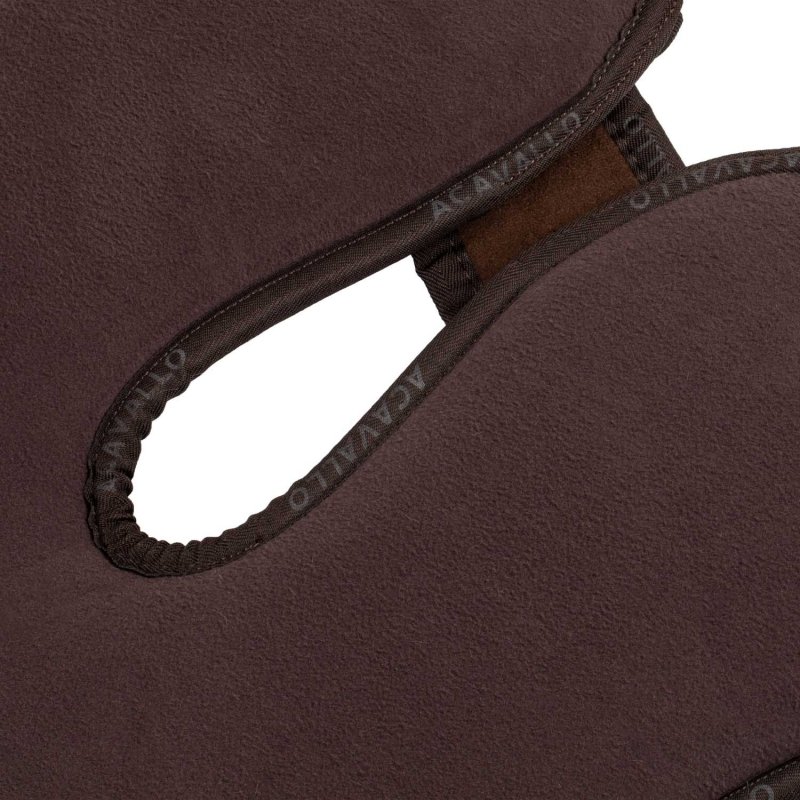 Acavallo Compensatore Memory Foam Hexagonal montone rialzo anteriore - Marrone - colore montone Sheepskin  Natural