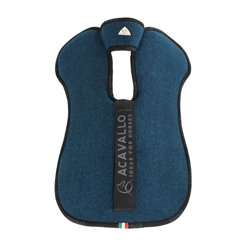 Acavallo Compensatore Piuma Pocket feltro rialzo anteriore - Blu navy/Petrolio