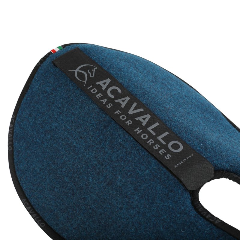Acavallo Compensatore Piuma Pocket feltro rialzo anteriore - Blu navy/Petrolio