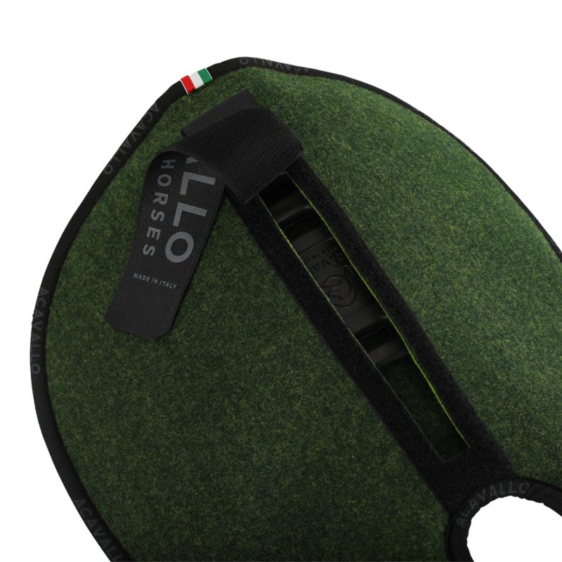 Acavallo Compensatore Piuma Pocket feltro rialzo anteriore - Verde bosco/Verde